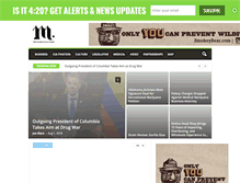 Tablet Screenshot of marijuanatimes.org